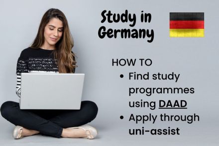 study in Germany - how find study programmes using DAAD - how to apply through uni assist